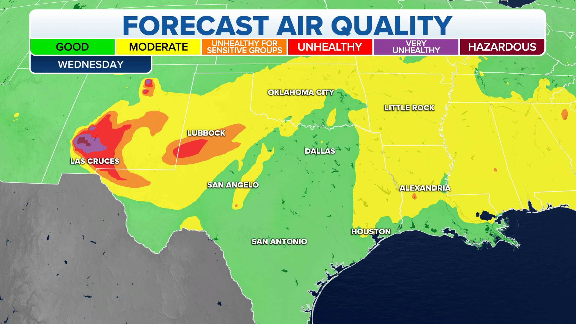 Hazardous air quality levels expected in New Mexico as wildfire smoke
